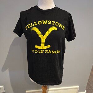 Yellowstone Men’s Dutton Ranch Graphic Tee | Size Medium | Black